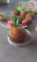 Višňový muffin s jablkom